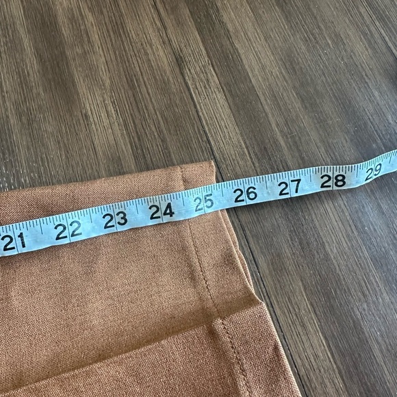 Karen Millen linen blend tailored trouser size small tan burnt orange - Picture 8 of 8